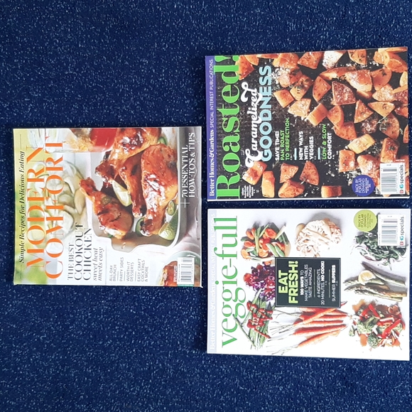 Bundle of Cookbook's...Modern Comfort, Veggie-full, Roasted - Picture 1 of 16